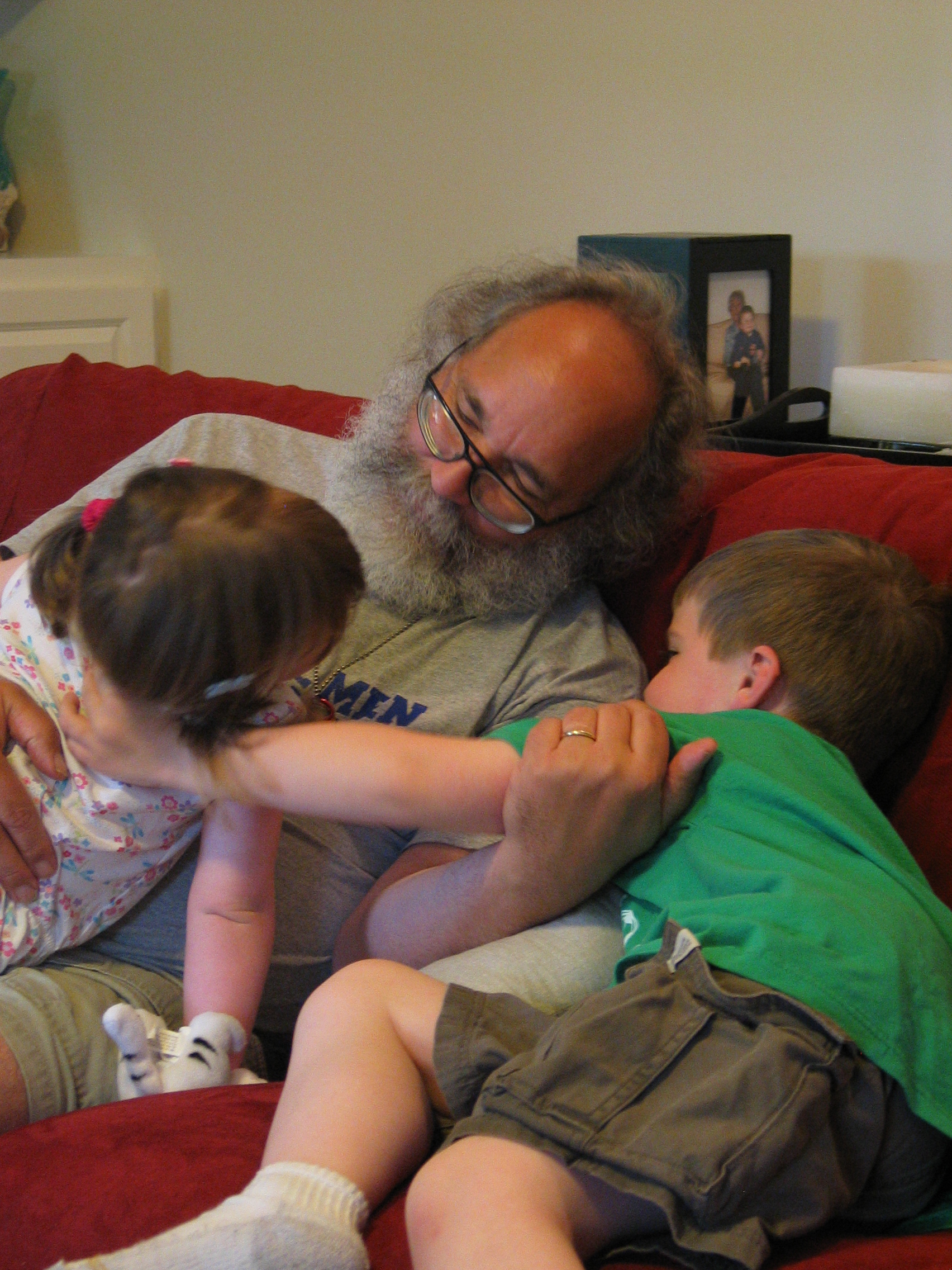 Caitlin and Jackson with Neil